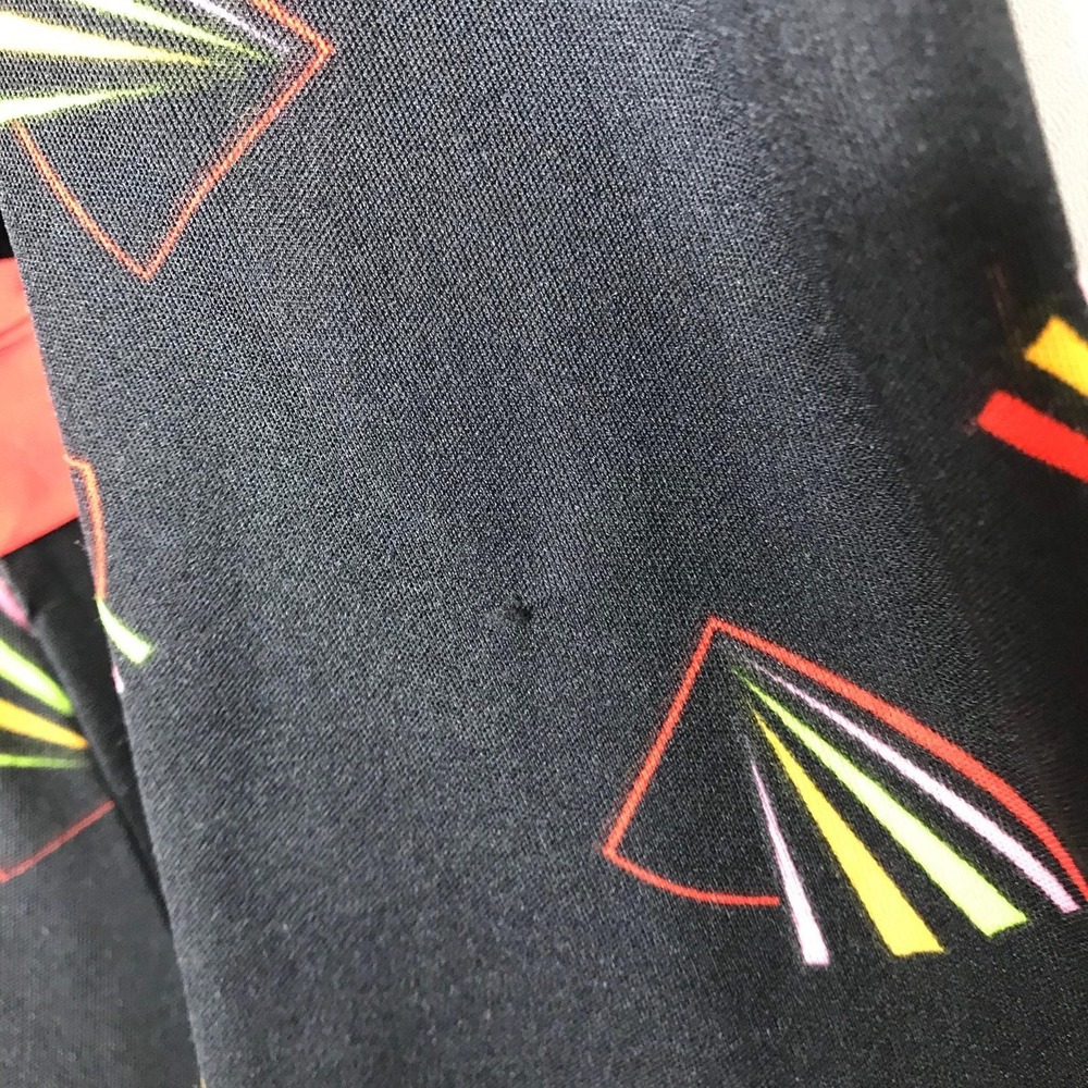 vintage 1970s maxi dress kimono style Asian fan novelty print - Picture 9 of 10